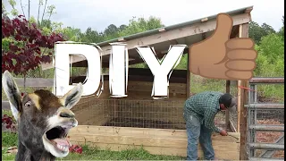 DIY Easy great looking goat/sheep shelter [$inexpensive]