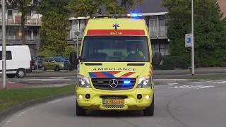 Luchthoorn-Ambulance 05-114 met spoed naar het MST in Enschede! #276