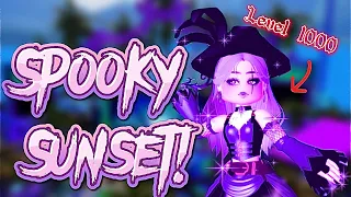 Playing Royalloween Sunset Island Pageant as Level 1000+ 🤯😳 New Themes!!