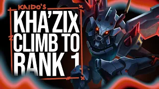 [Rank 1 Kha'zix] How to win on Kha'zix on Patch 14.10 | Kaido w/ Analysis Gameplay