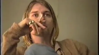 Kurt Cobain Backstage in Portugal 1994