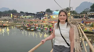 VANG VIENG LAOS EVENING MARKET| #mien #laostrip