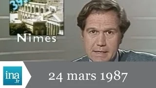 20h Antenne 2 du 24 mars 1987 - Archive INA