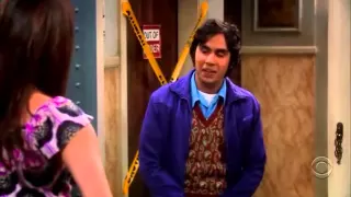 The Big Bang Theory - Raj's best funny moment ever !!