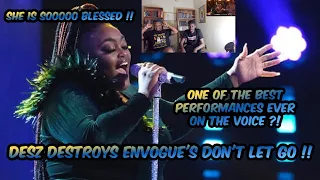 Blessed By Desz 😇 Desz DECIMATES EnVogue's Don't Let Go Live on The Voice 🌟JoCurKRAZE reacts 🎯💯