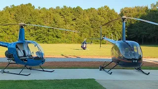 A Composite FX XET Helicopter Departing Moontown Airport Rocket City Helicopters