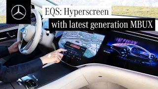 The New EQS 2023: MBUX and New Mercedes Hyperscreen