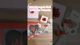 Manualidad fácil para San Valentín 💖 / 14 de Febrero😽 #shorts #sanvalentin