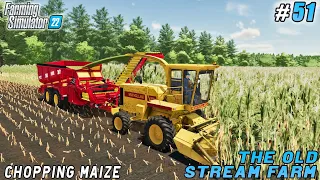 Continue chopping maize, covering 900K liters silage | The Old Stream Farm | FS 22 | Timelapse #51