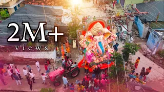 ABR YØUTH 🚩GANESH AAGMAN & NIMARJANAM full video..  Ambedkar Nagar #vemulawada