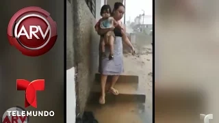 Niños se salvan de avalancha en Perú | Al Rojo Vivo | Telemundo