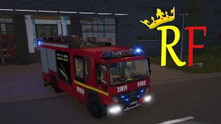 PKW Fire. Notruf 2. RoyalFrank