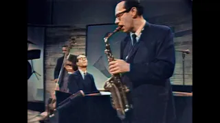 Dave Brubeck Quartet, 'Jazz Casual', KQED studio, San Francisco , October 17th, 1961 (colorized)