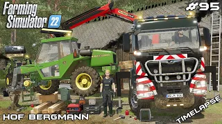 BARN FIND - OLD JOHN DEERE 4500 TELEHANDLER | Hof Bergmann | Farming Simulator 22 | Episode 95