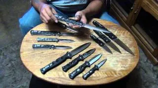 Stiletto's Cold Steel Ti-Lite, Counter Point, & Hold Out Tactical Stiletto Collection...