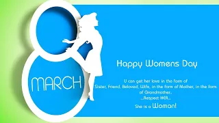 #8March Happy Women's Day Whatsapp status || International Women's Day #womenday #Whatsappstatus