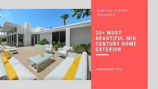 20+ Most Beautiful Mid Century Home Exterior