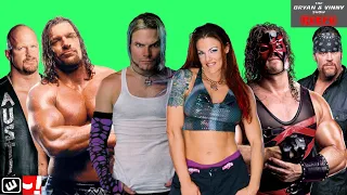 Triple H burying Jeff Hardy, Two Man Power Trip feud with Kane & Taker: Bryan, Vinny and Craig Retro