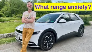 What range anxiety? 2022 Hyundai IONIQ 5 test drive/owner review. All-electric all-wheel-drive SUV.