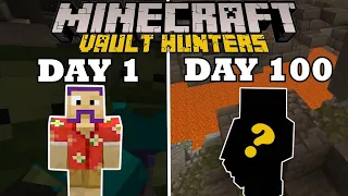 I didn't survive 100 Days as a Vault Hunter in Modded Minecraft