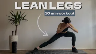 LEAN LEGS WORKOUT / 10 min a day / СТРУНКІ НІЖКИ ЗА 10 ХВИЛИН / MARSA