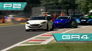 GT Sport PS4 - Monza - Peugeot RCZ Gr. 4 - Daily Online Race - P2