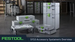 SYS3 Accessory Systainers Overview