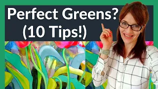 Perfect Watercolor Greens (10 simple tips!)