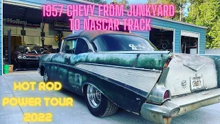 We take my 1957 Chevrolet around Atlanta Motor Speedway during Hot Rod Power Tour.