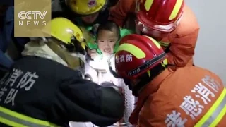 Firefighters show the nuts and bolts of rescuing a kid stuck in a washing machine