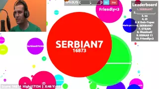 Agar.io sa FANOVIMA ep.2 (50663 HighScore) [Srpski Gameplay] ☆ SerbianGamesBL ☆