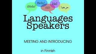 LEARN FINNISH: Basic conversations in Finnish language