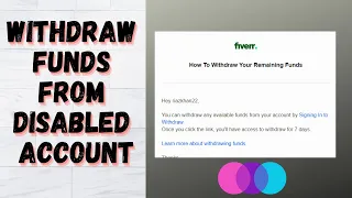 How to Withdraw remaining funds From Fiverr Disabled Account