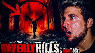 OVERNIGHT in HAUNTED WAVERLY HILLS *DEMON ENCOUNTERED in BODY CHUTE*