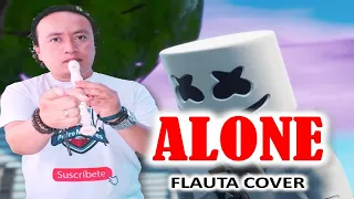 Marshmello - Alone (flauta dulce con notas)