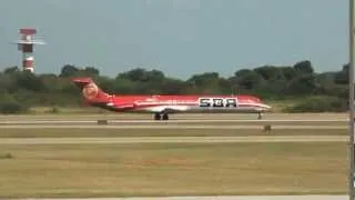 Santa Barbara Airlines MD-83 Takeoff at La Chinita international airport