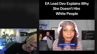 xQc Explodes Laughing at EA Dev Team Not Hiring White People