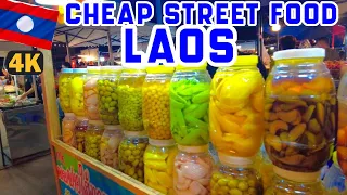 Cheap Lao Street Food  ep01 I Jul 2023 #WanderingLeisure #streetfood  #laos