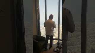 He Scared Me !!! Meeting with Aix Inverment Dubai Top of Burj Khalifa