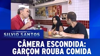 Câmeras Escondidas (06/03/16) - Garçom Rouba Comida