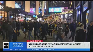 Bruins fans disappointed after Game 5 loss to Panthers