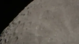Księżyc przez teleskop 90/1250 mm + okular 9 mm | Moon through 90/1250 mm telescope and 9mm eyepiece