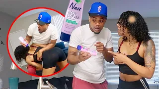 NAIR HAIR REMOVER PRANK ON ANGRY GIRLFRIEND*SHE WENT CRAZY*