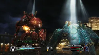 PACIFIC RIM THE VIDEO GAME - LEATHERBACK vs CRIMSONE TYPHOON