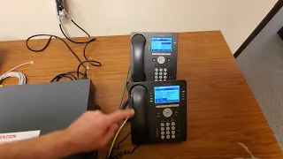 AVAYA IP Office bridged call appearance demonstration