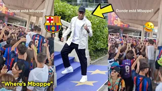 Barça fans were Chanting “Where’s Mbappe” during Lewandowski presentation