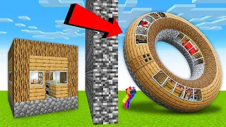 🔥โคตรโหด!! แอบสร้าง "ฐานลับแปลก" จากระดับ 1 ถึงระดับ 100!! (Minecraft build)