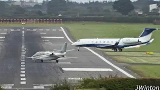 Battle of the Biz Jets at Newcastle Airport