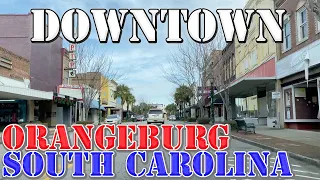 Orangeburg - South Carolina - 4K Downtown Drive