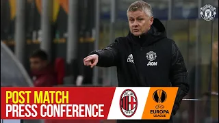 Solskjaer: "Very Pleased With Everyone!" | AC Milan 0-1 Manchester United | UEFA Europa League